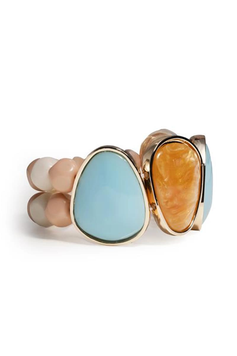 MYA ACCESSORIES | Bracciale elastico pepite in acrilico - 3