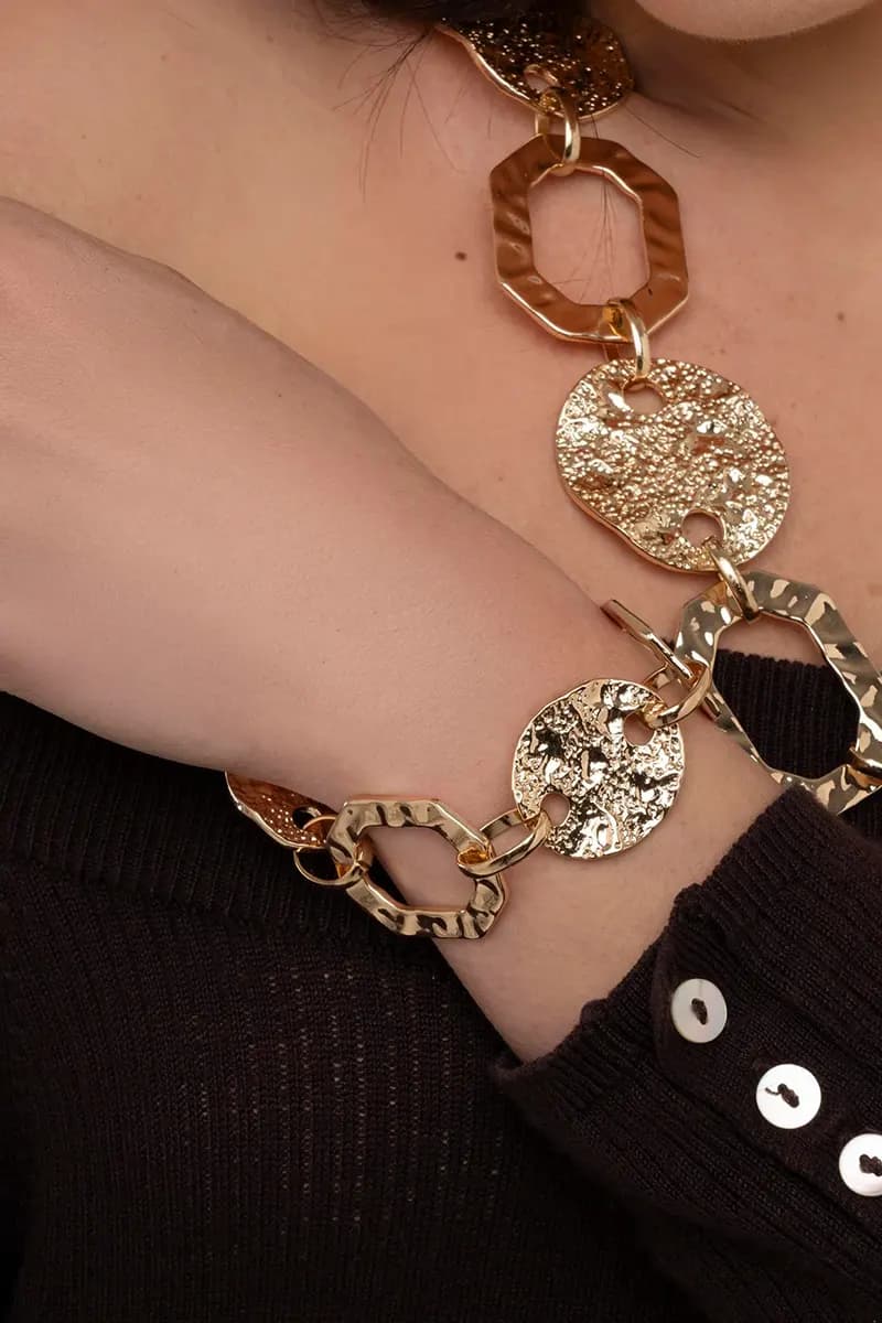 MYA ACCESSORIES | Bracciale con inserti esagonali - 4
