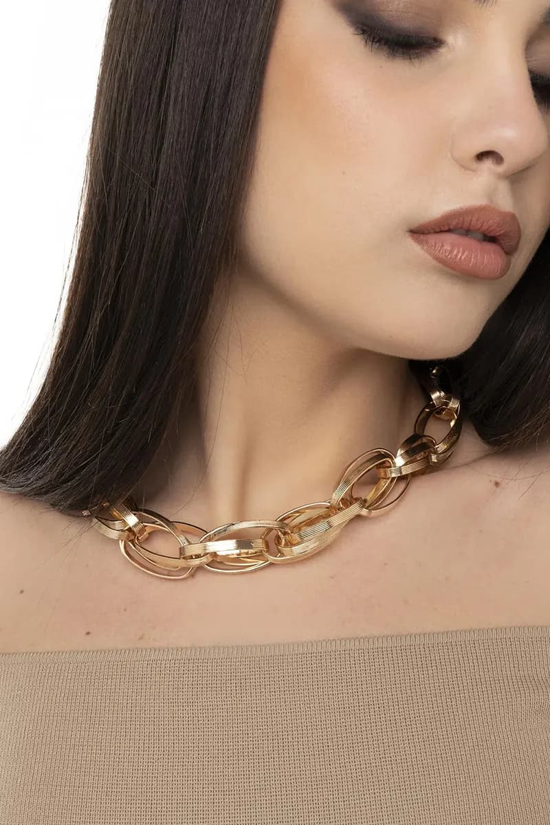 MYA ACCESSORIES | Collana girocollo in metallo - 4
