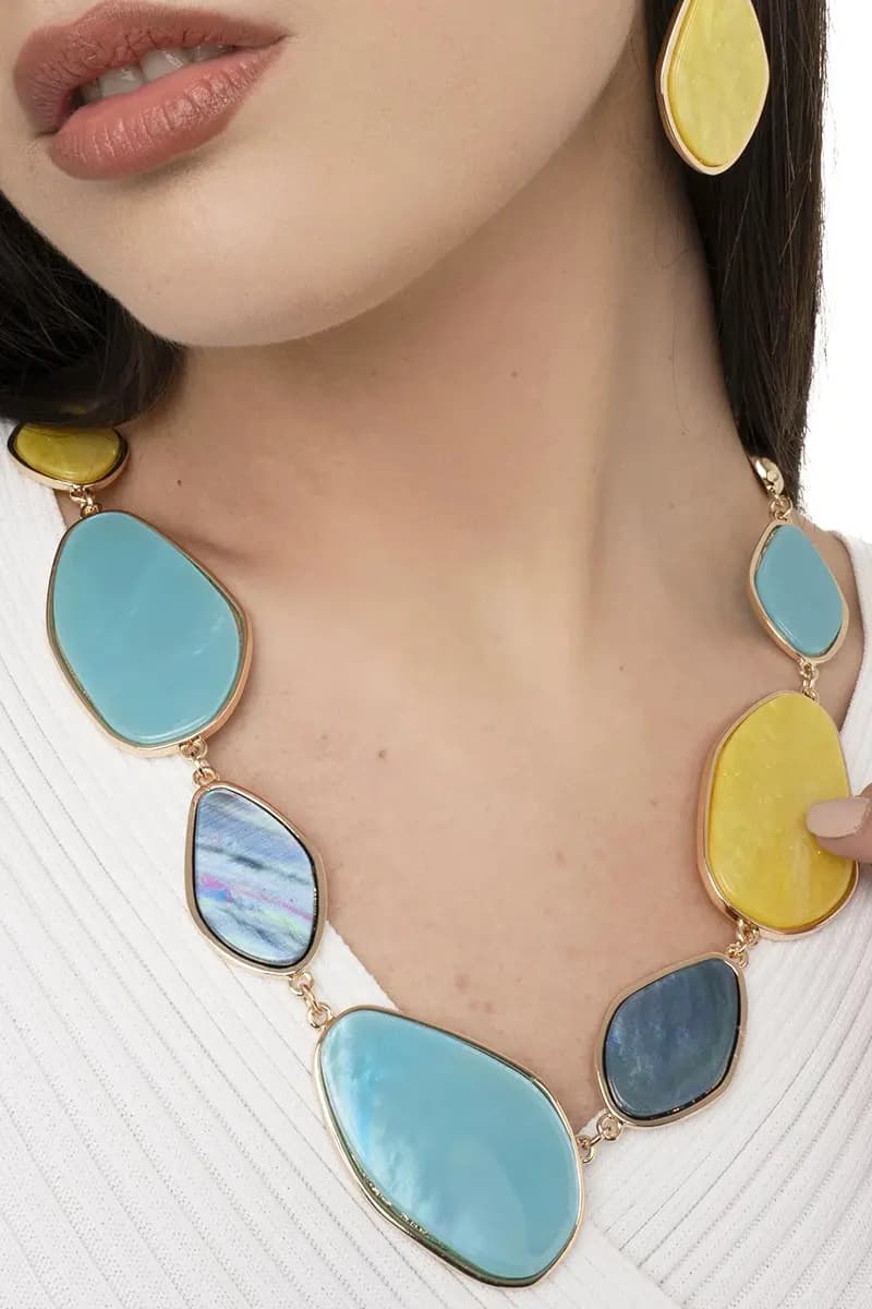 MYA ACCESSORIES | Collana girocollo con inserti - 4