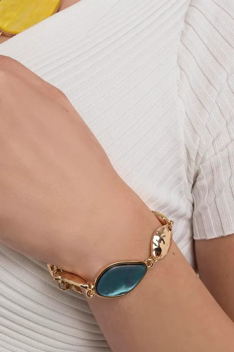 MYA ACCESSORIES | Bracciale in metallo con inserti - 4