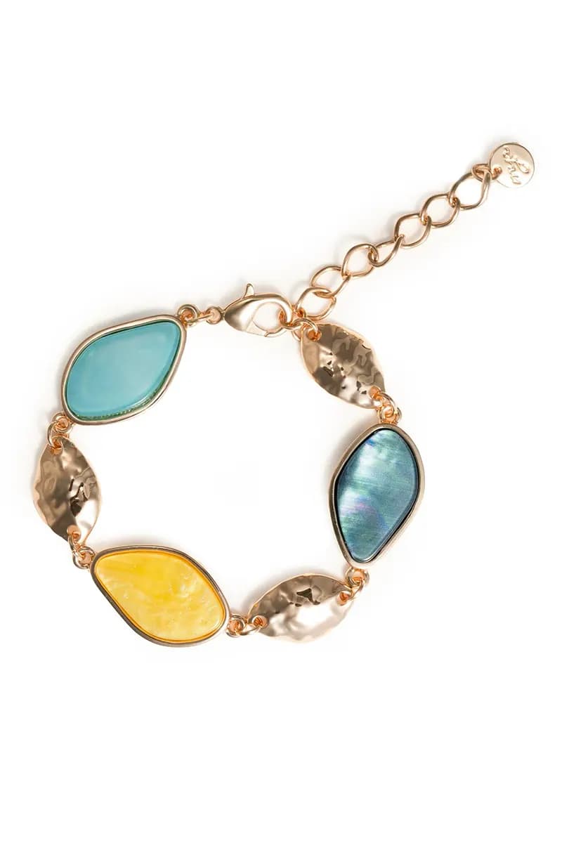 MYA ACCESSORIES | Bracciale in metallo con inserti - 2
