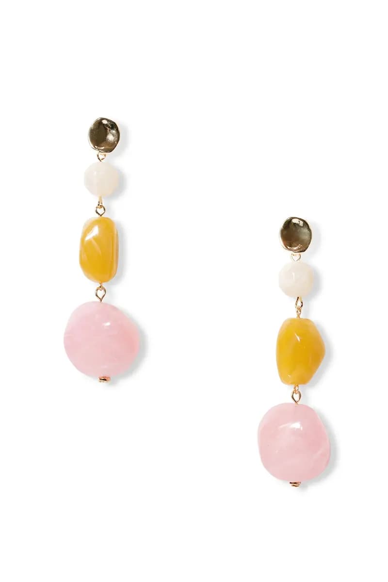 MYA ACCESSORIES | Orecchini pendenti con pietre - 2
