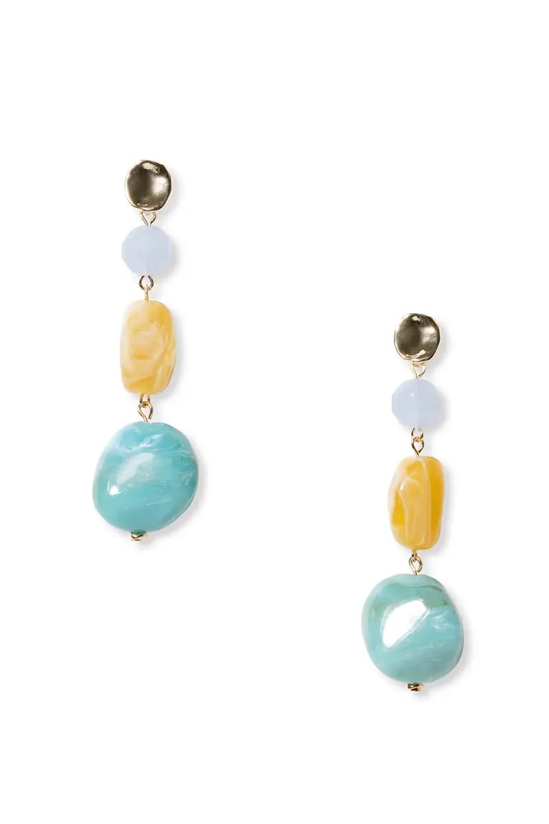MYA ACCESSORIES | Orecchini pendenti con pietre - 2