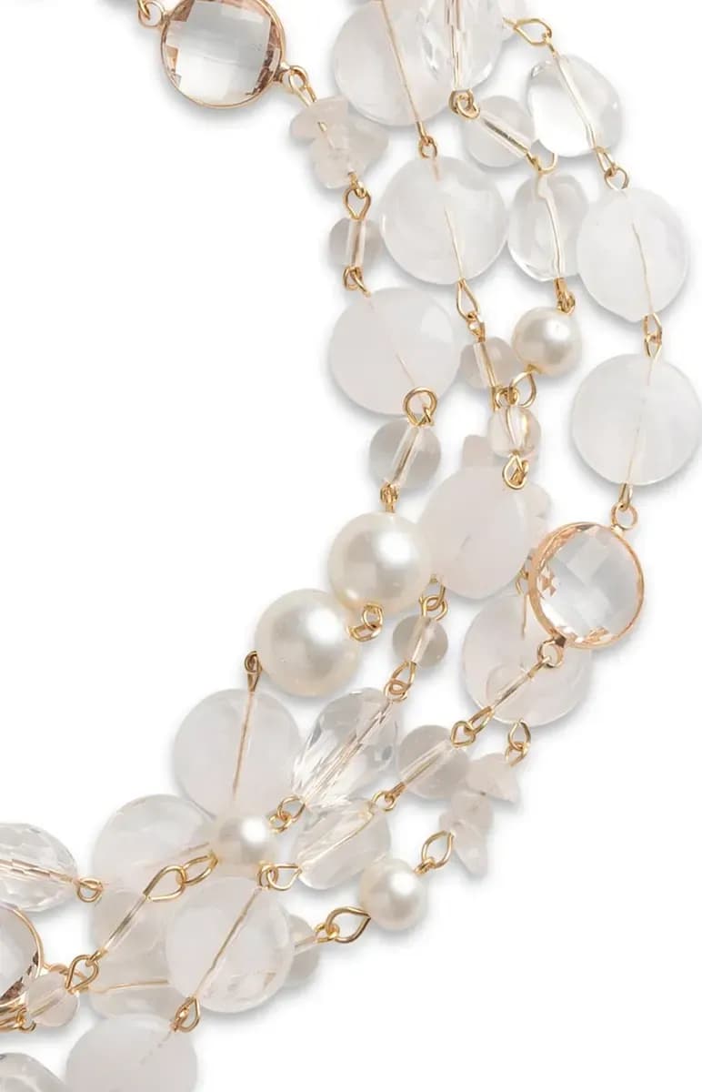 MYA ACCESSORIES | Collana multifilo vetro acrilico - 3