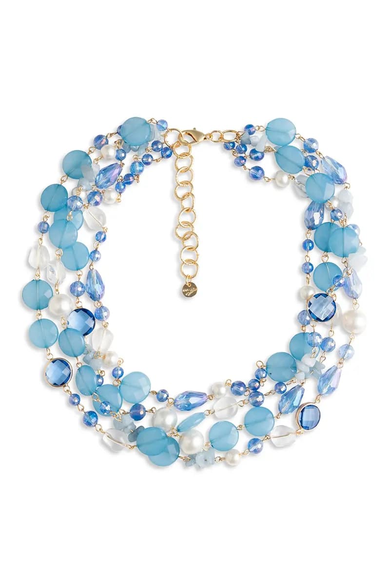 MYA ACCESSORIES | Collana multifilo vetro acrilico - 2