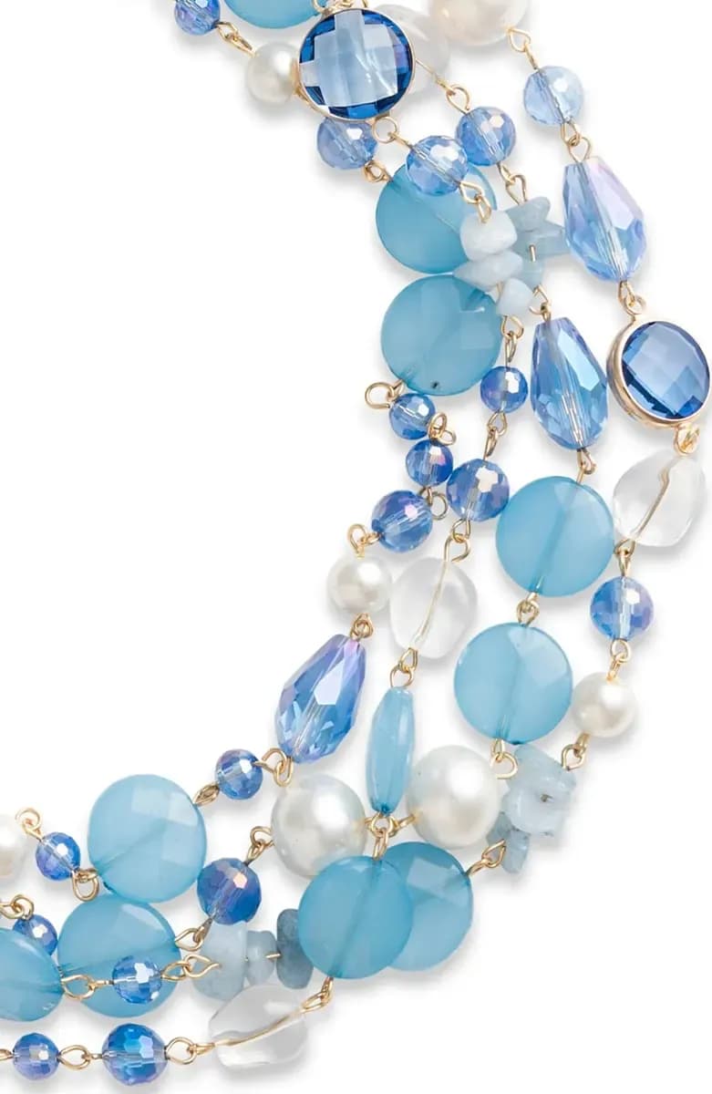 MYA ACCESSORIES | Collana multifilo vetro acrilico - 3