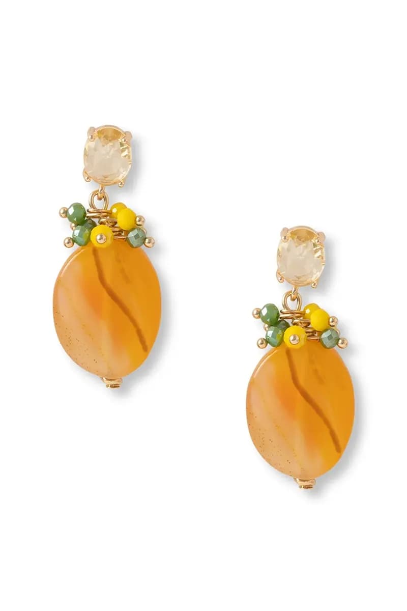 MYA ACCESSORIES | Orecchini pendenti con pietre - 2
