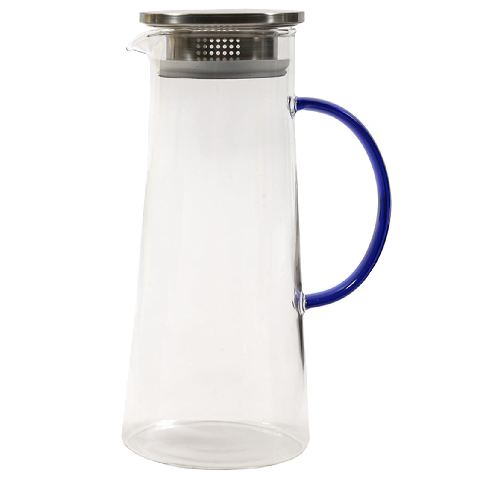 Caraffa in vetro borosilicato con manico colorato da 1,1 litri - 4