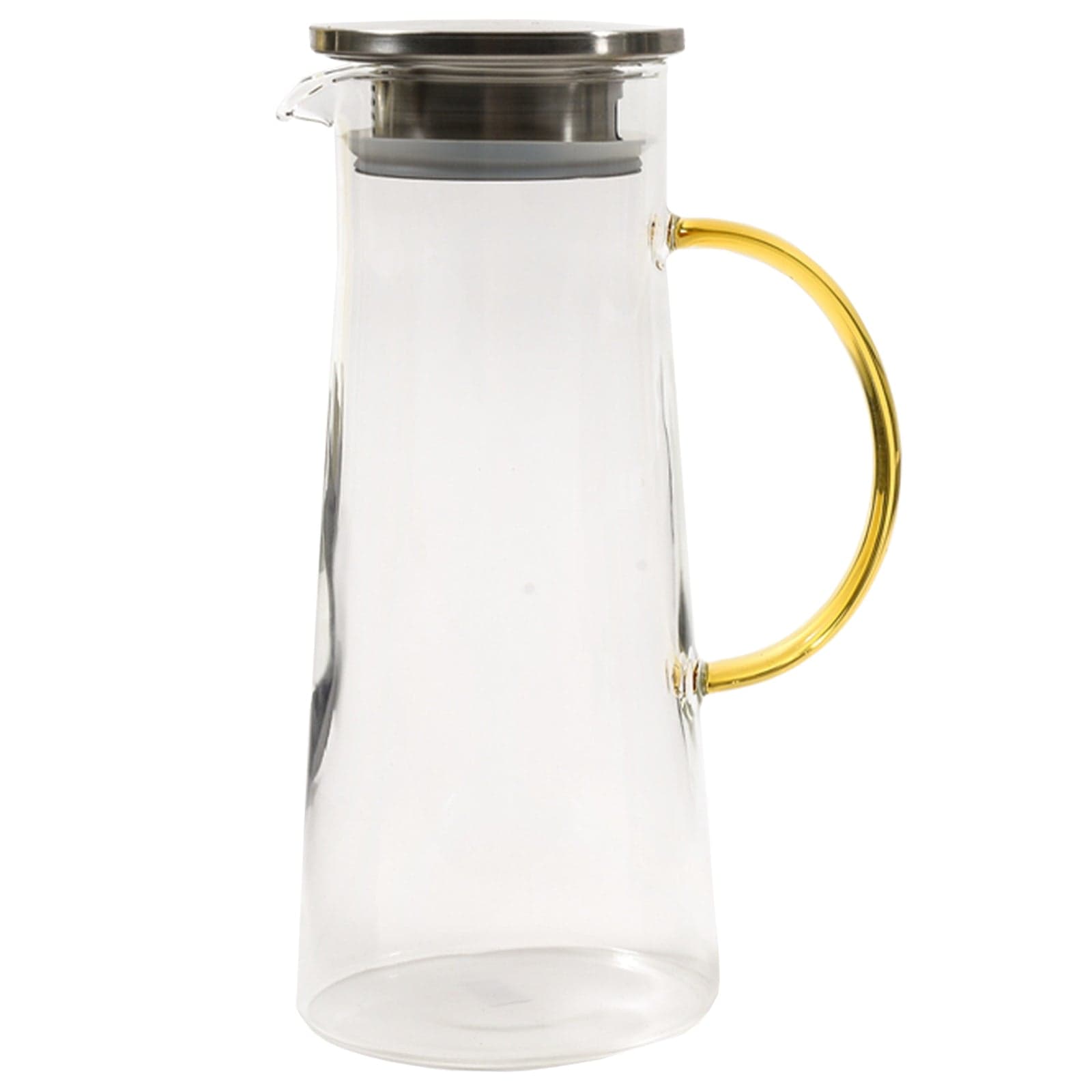 Caraffa in vetro borosilicato con manico colorato da 1,1 litri - 2