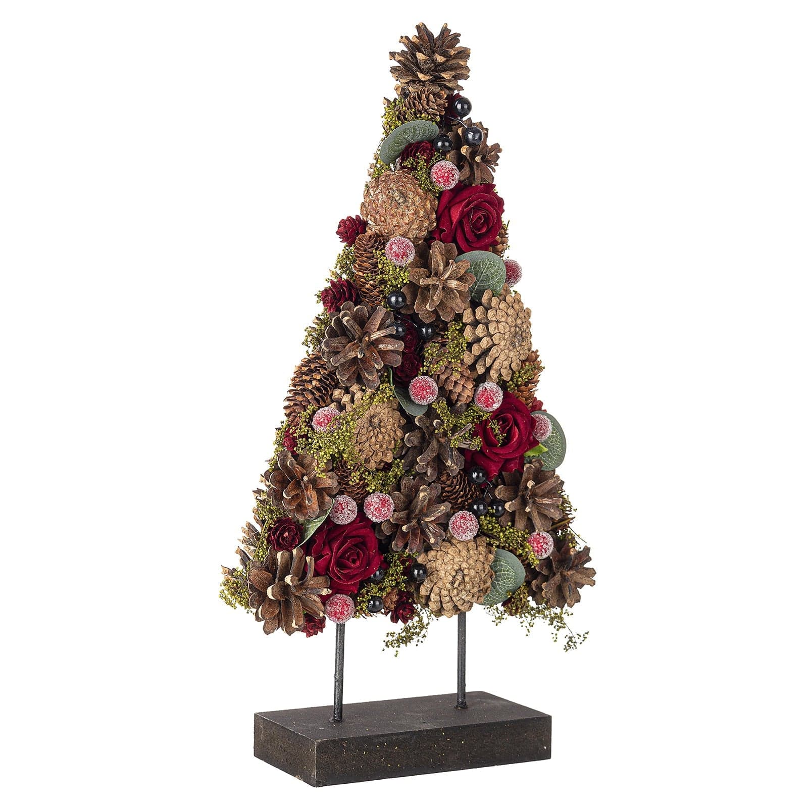 Pino di Natale "Mary" in polistirolo decorazione natalizia h 41 cm - 3