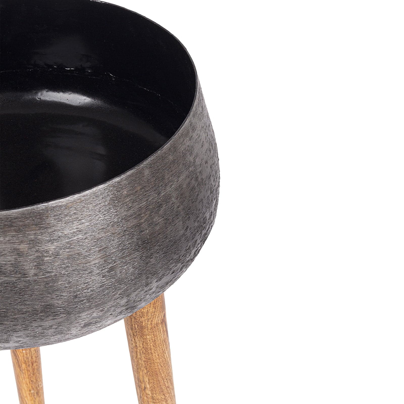 Portavaso decorativo "Varanasi" natalizio in legno di mango Set 3 - 4