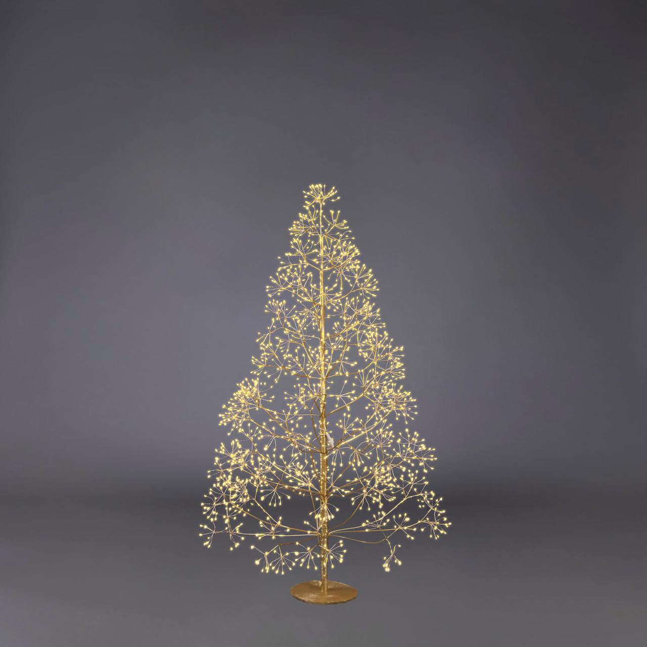 Albero di Natale Faggio con LED luminosi a luce calda decorazione natalizia - 16