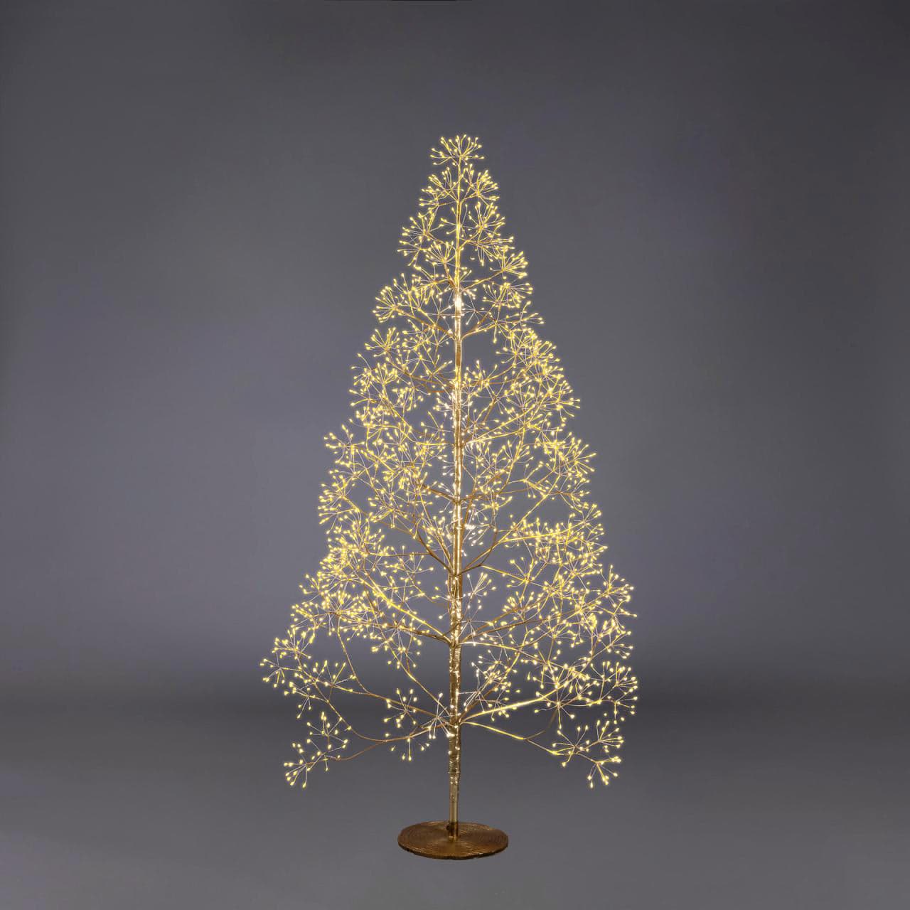 Albero di Natale Faggio con LED luminosi a luce calda decorazione natalizia - 17