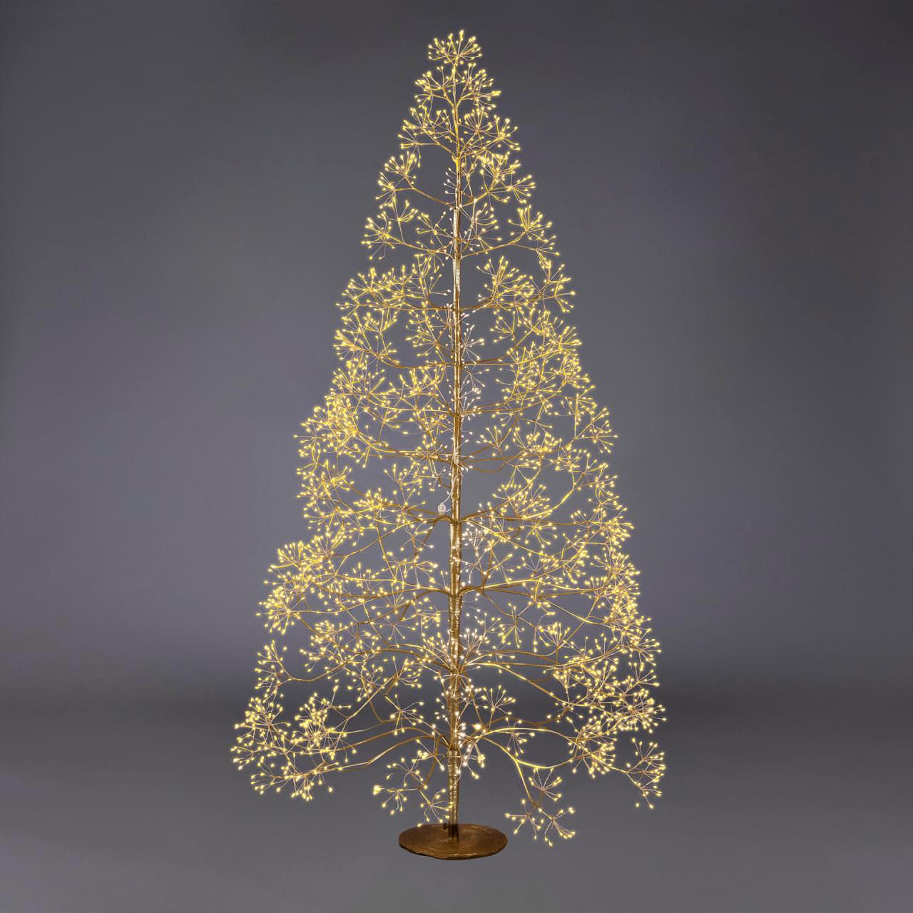Albero di Natale Faggio con LED luminosi a luce calda decorazione natalizia - 18
