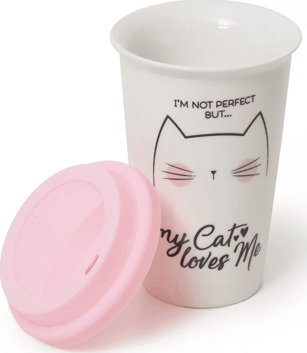 Legami - Tazza in Porcellana Tu vou fa’ l’americano – Kitty (AME0002) - 2