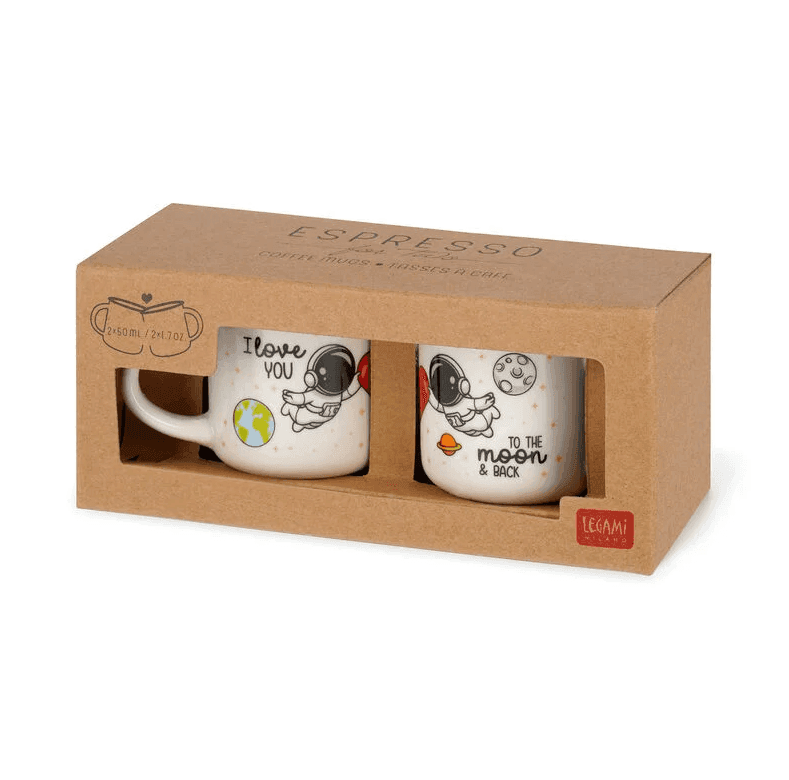 Legami - Tazzine da Caffè - Espresso For Two - Moon and Back (MM0020) - 3