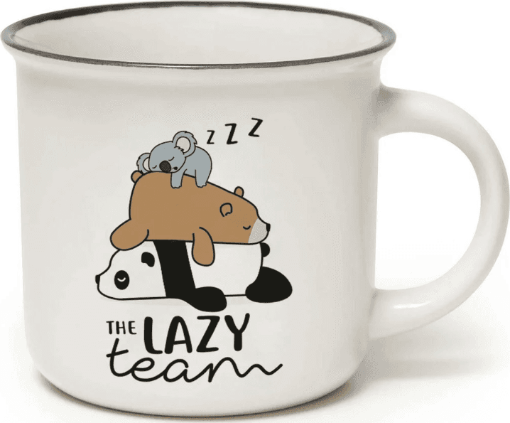 Legami - Tazza in Porcellana - Cup-Puccino The Lazy team (CUP0018)