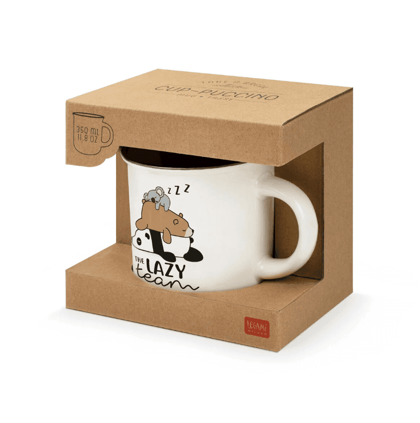 Legami - Tazza in Porcellana - Cup-Puccino The Lazy team (CUP0018) - 3