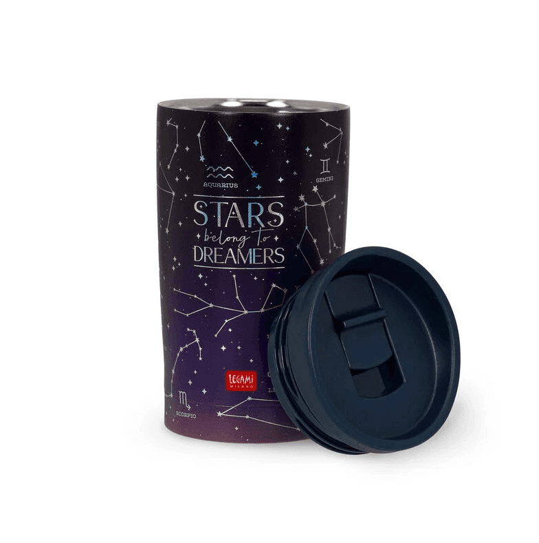 Legami - Bicchiere Termico - Hot&Cold 275 Ml Stars (NTUM0002) - 2