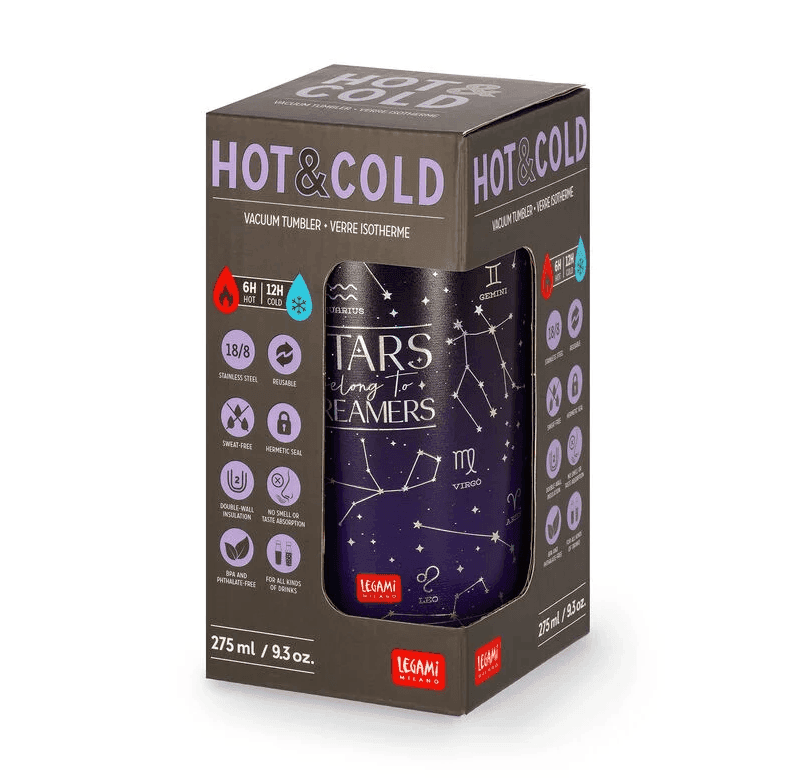 Legami - Bicchiere Termico - Hot&Cold 275 Ml Stars (NTUM0002) - 4