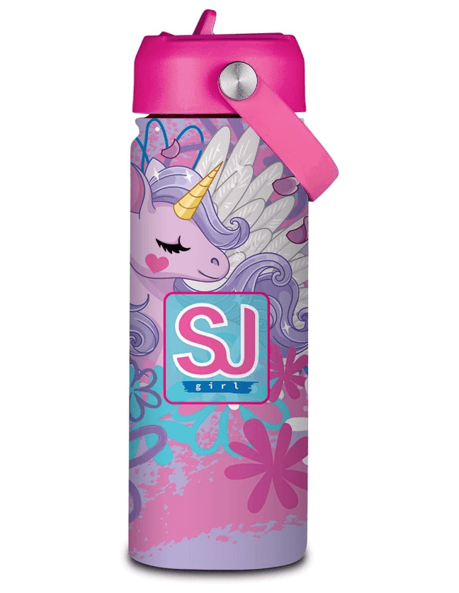 Seven - Borraccia Termica con Cannuccia SJ Gang 500ml - Temi assortiti - 4