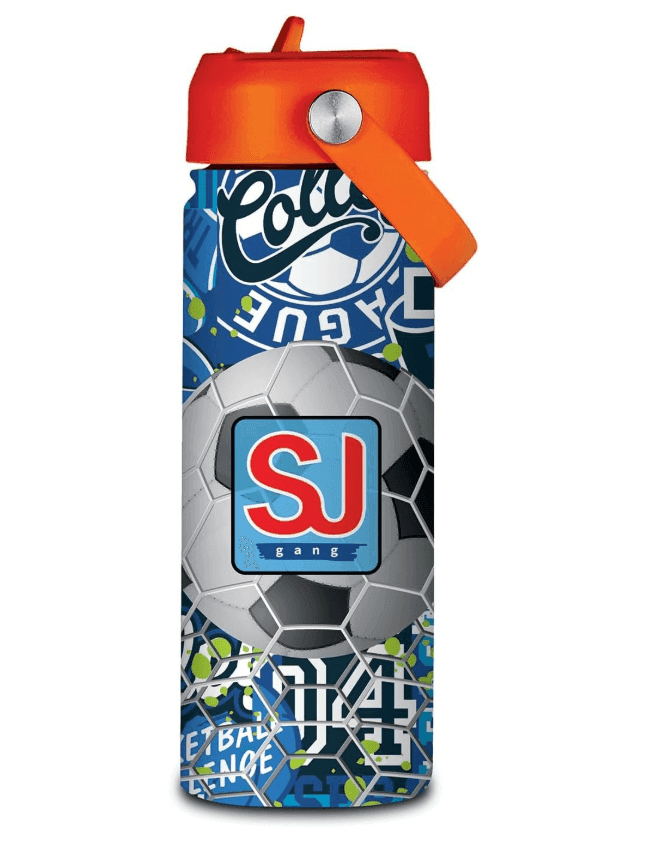 Seven - Borraccia Termica con Cannuccia SJ Gang 500ml - Temi assortiti - 5