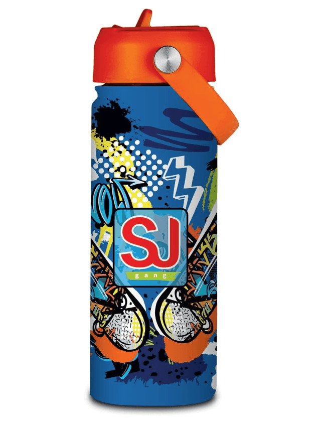 Seven - Borraccia Termica con Cannuccia SJ Gang 500ml - Temi assortiti - 6