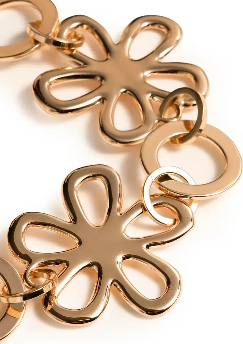 MYA ACCESSORIES | Bracciale a fiori in metallo - 3