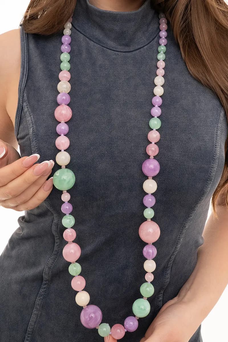 MYA ACCESSORIES | Collana lunga con sfere - 4