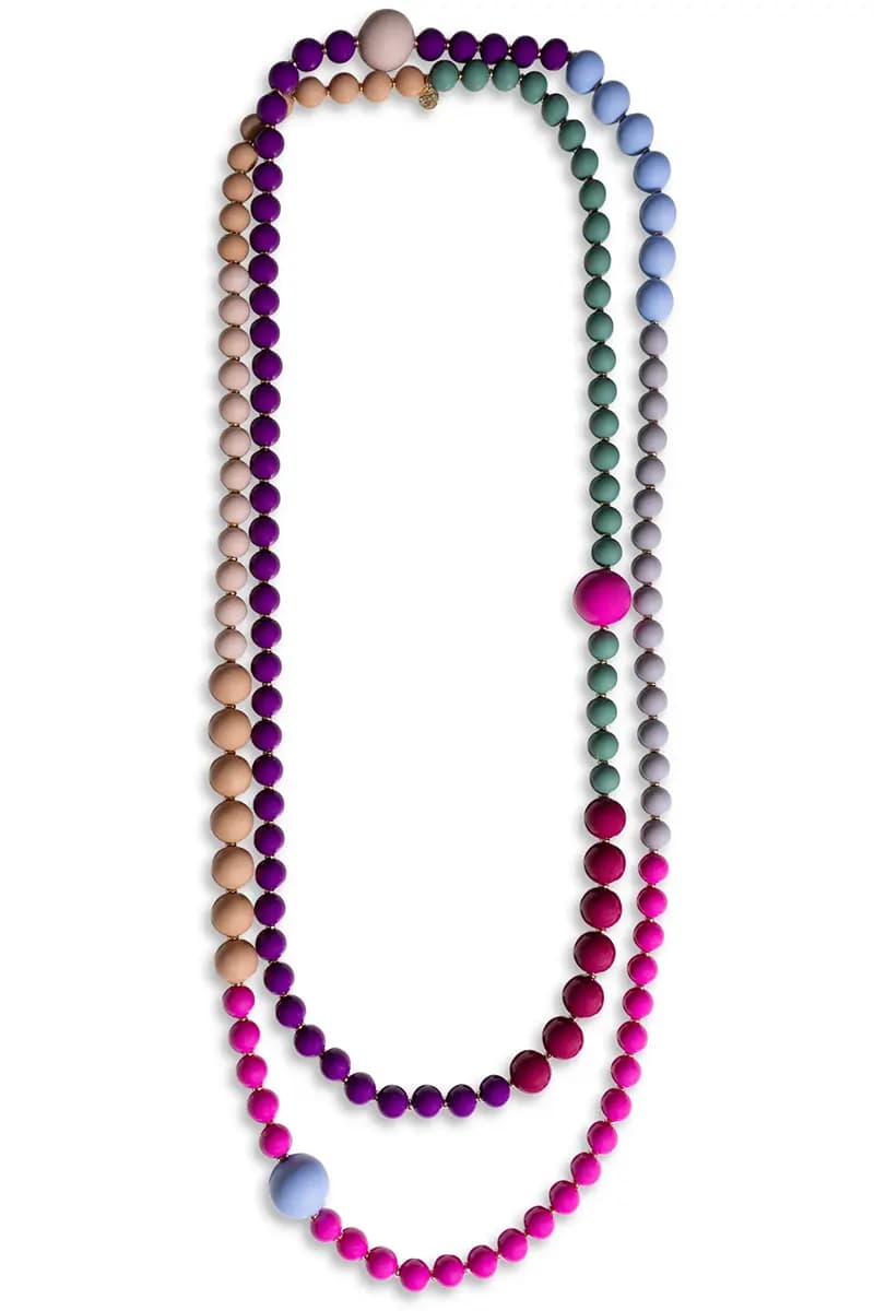 MYA ACCESSORIES | Collana sfere acrilico - 2