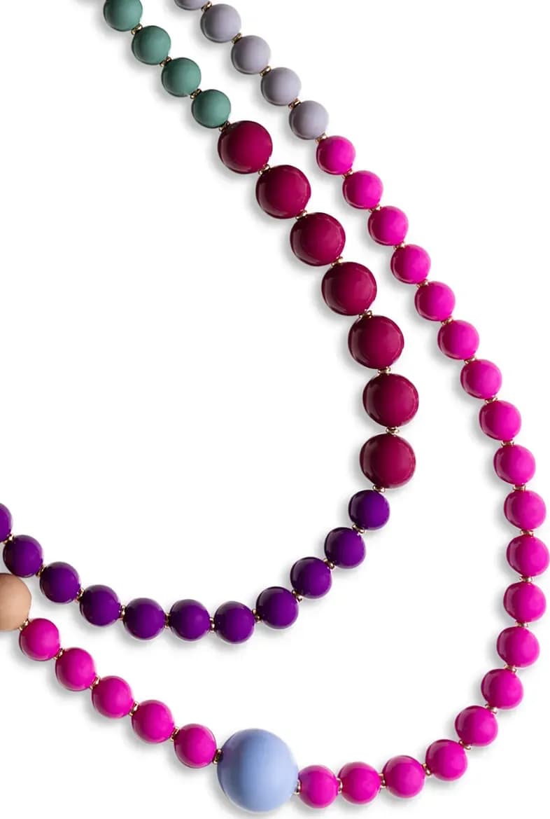 MYA ACCESSORIES | Collana sfere acrilico - 3