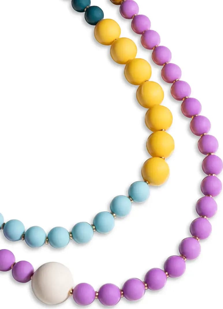 MYA ACCESSORIES | Collana sfere acrilico - 3