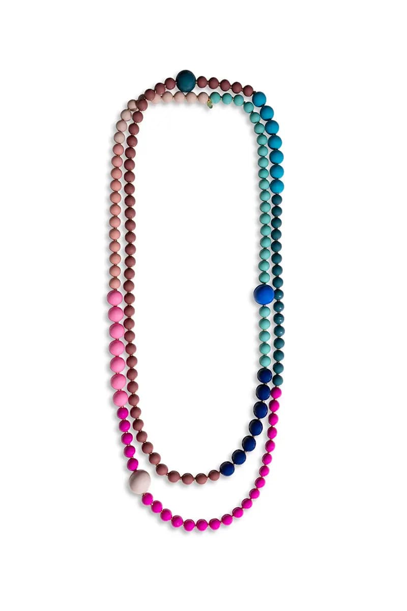 MYA ACCESSORIES | Collana sfere acrilico - 2