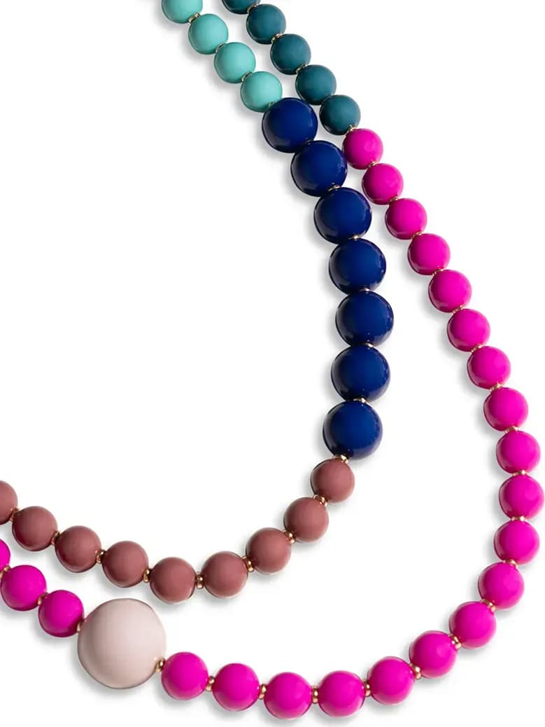 MYA ACCESSORIES | Collana sfere acrilico - 3