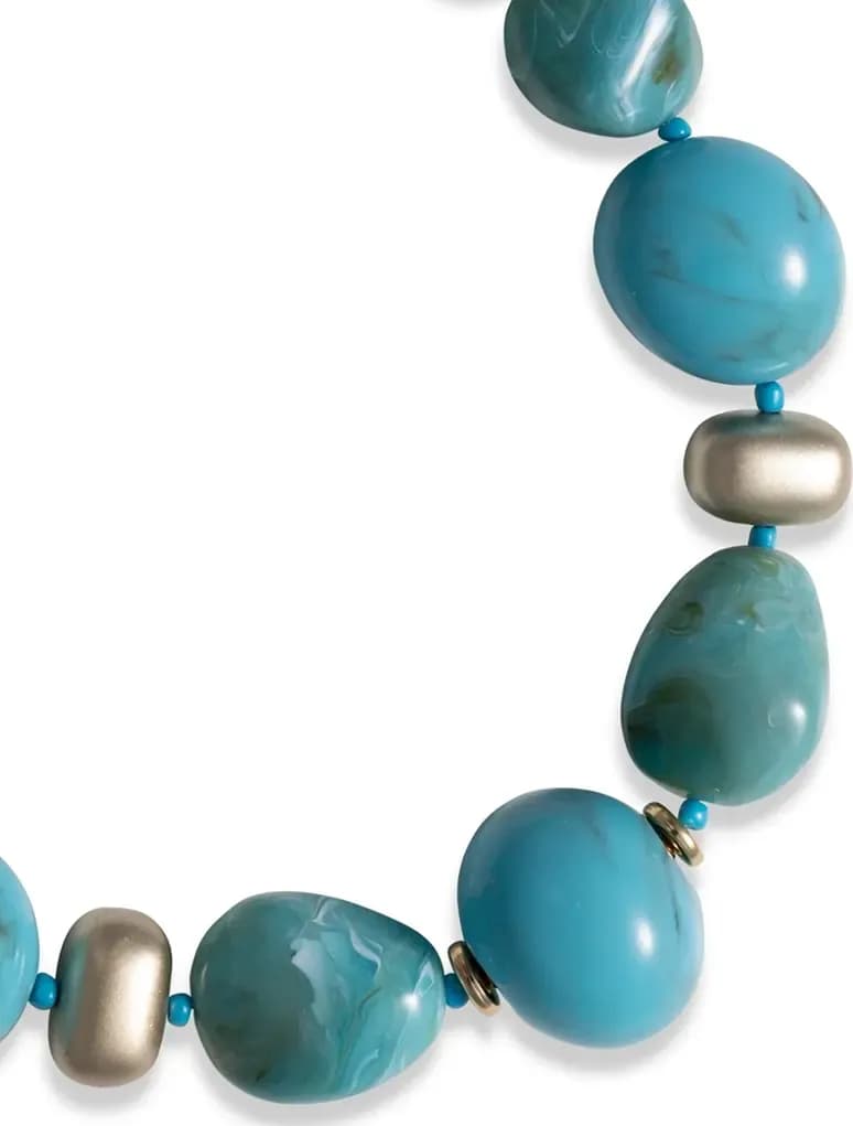 MYA ACCESSORIES | Collana girocollo con pietre irregolari - 3