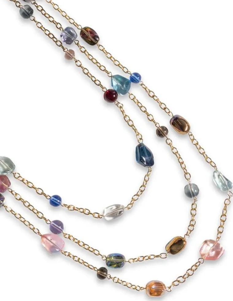 MYA ACCESSORIES | Collana multifili inserti - 2