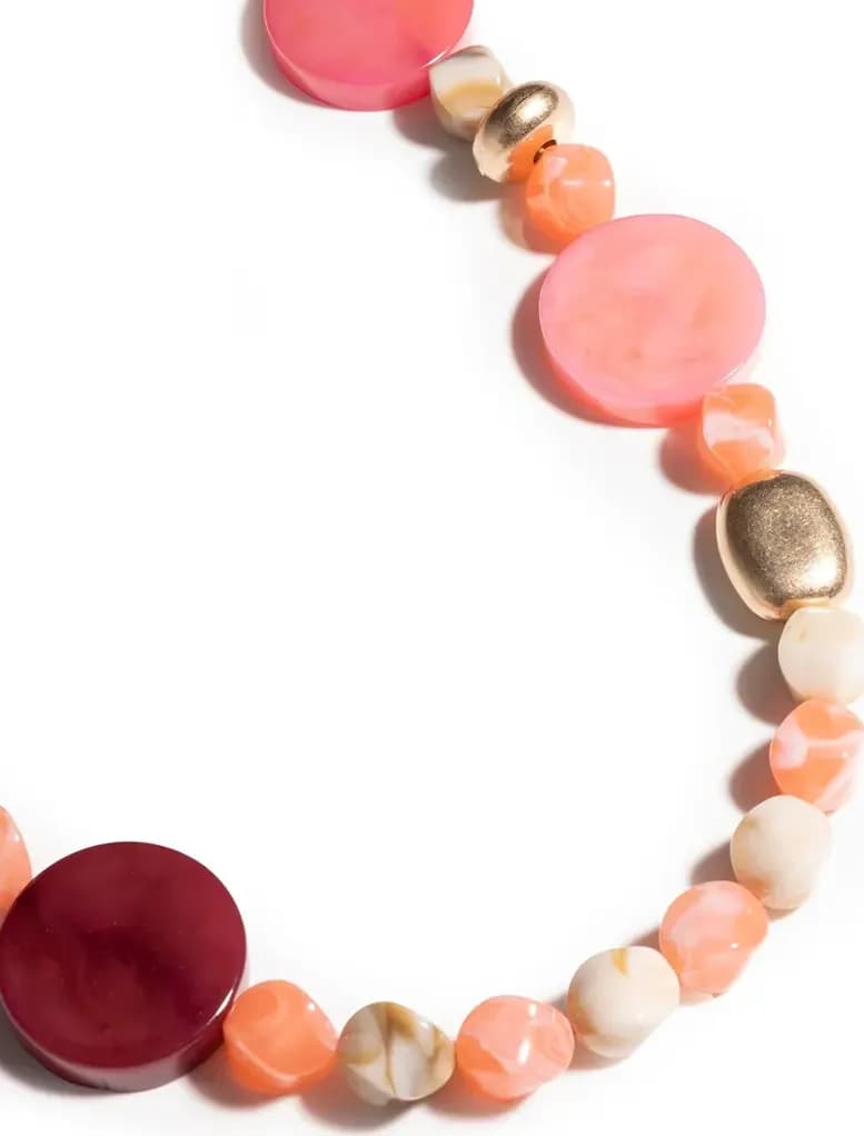 MYA ACCESSORIES | Collana resina cerchi - 3