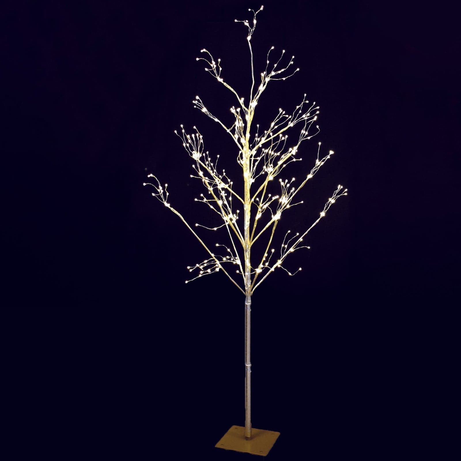 Albero di natale luminoso con microled Luce calda decorazione natalizia h 120 cm - 4