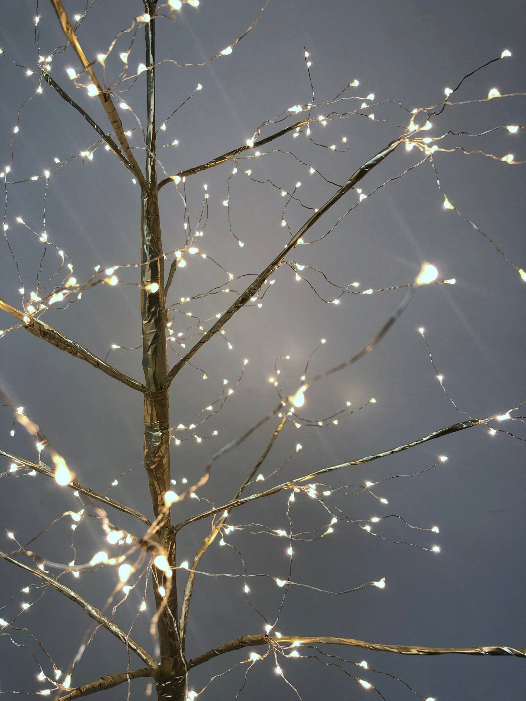 Albero di natale luminoso con microled Luce calda decorazione natalizia h 120 cm - 2