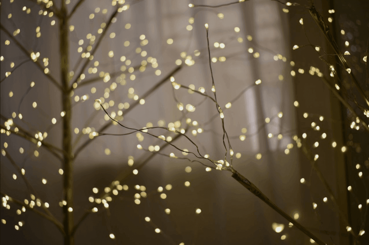 Albero di natale luminoso con microled Luce calda decorazione natalizia h 120 cm - 3