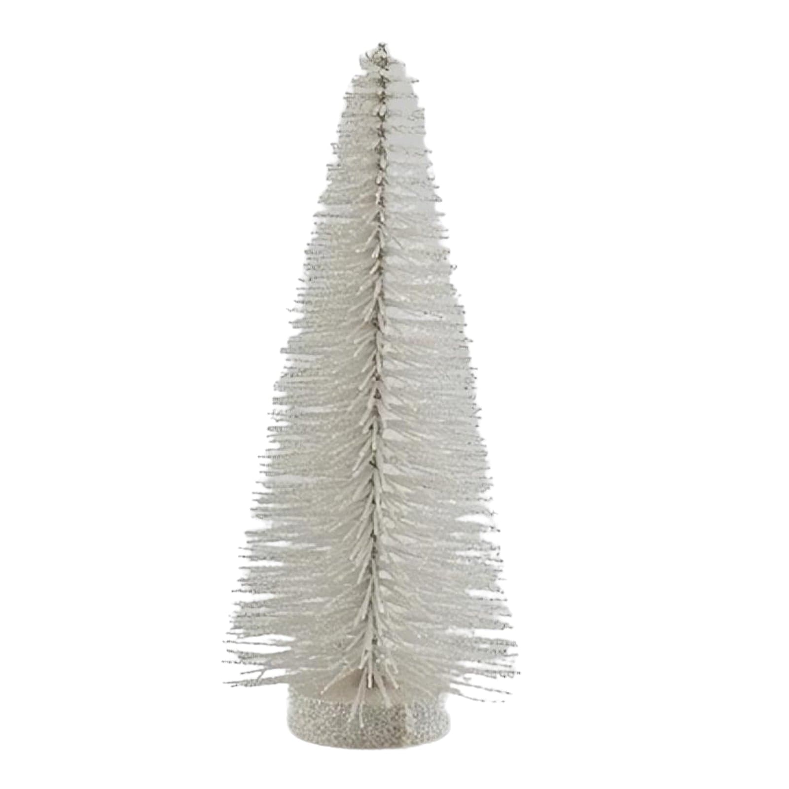 Alberello pino di Natale "Millefili Glitter" decorazione natalizia in PVC da h 45 cm - 3