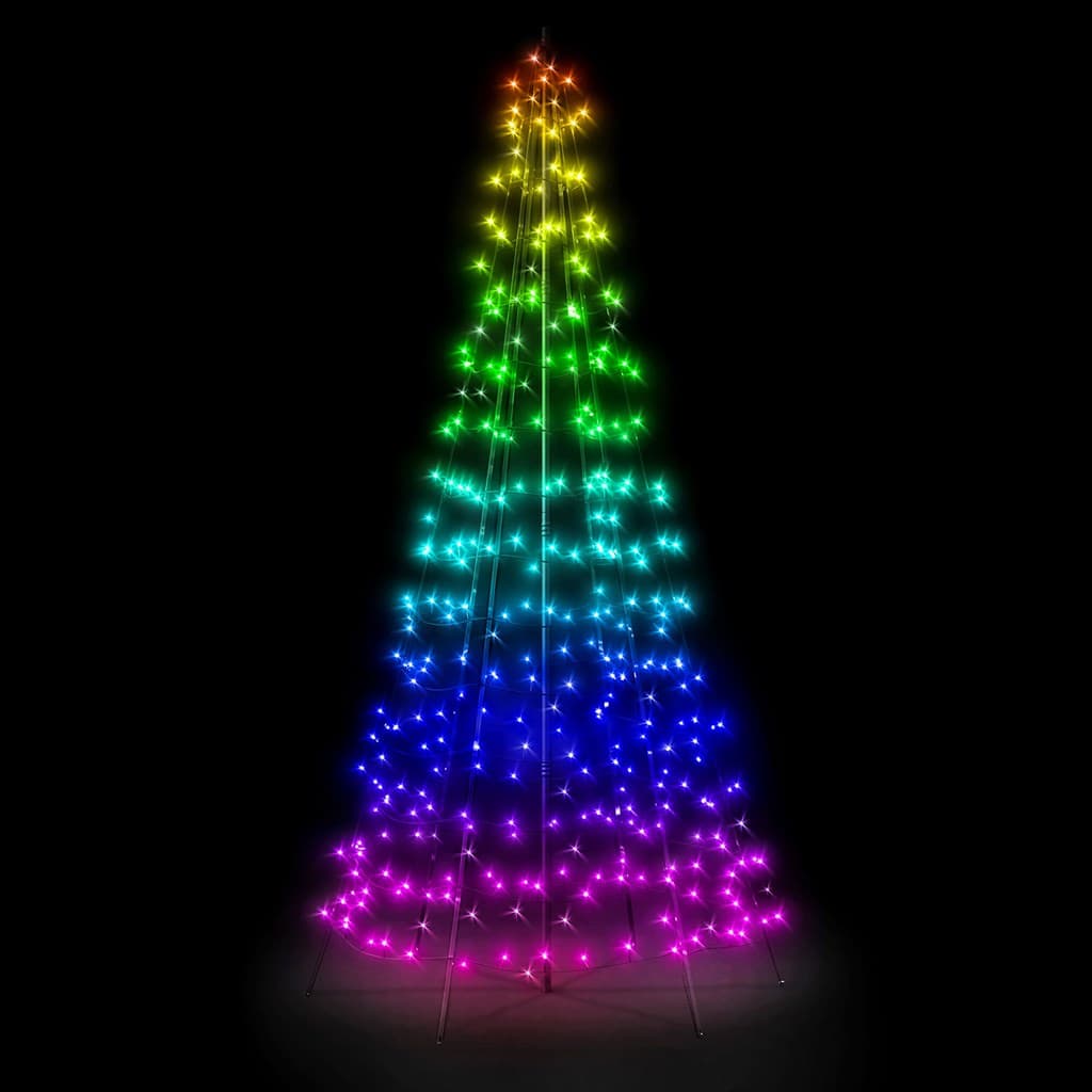 Albero a cono luminoso Twinkly Light Tree a led RGB decorazione natalizia - 12