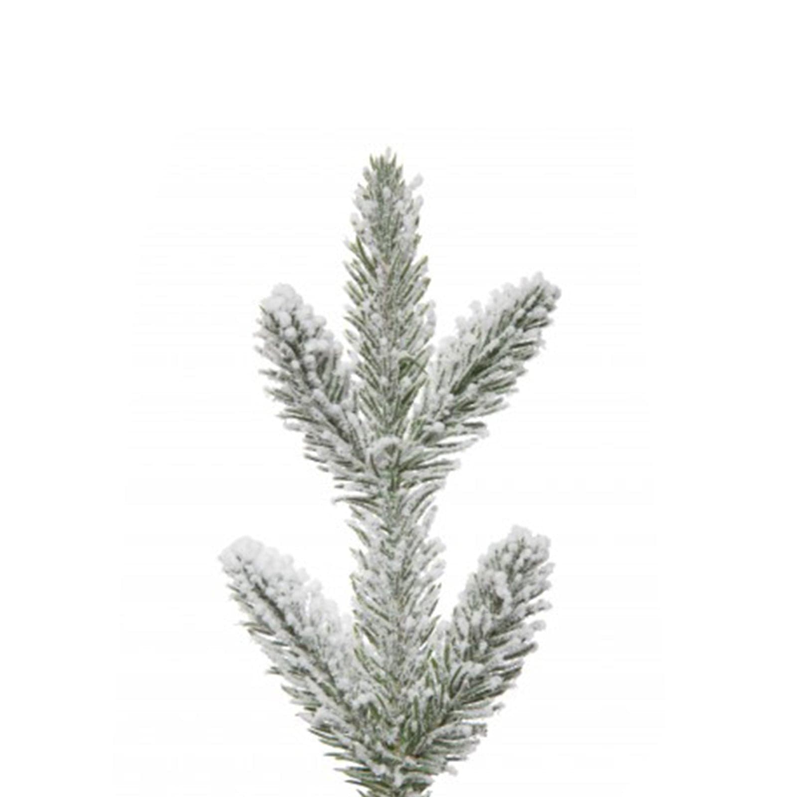 Albero di natale pinetto innevato in PE Real Touch + Flock h 60 cm - 2