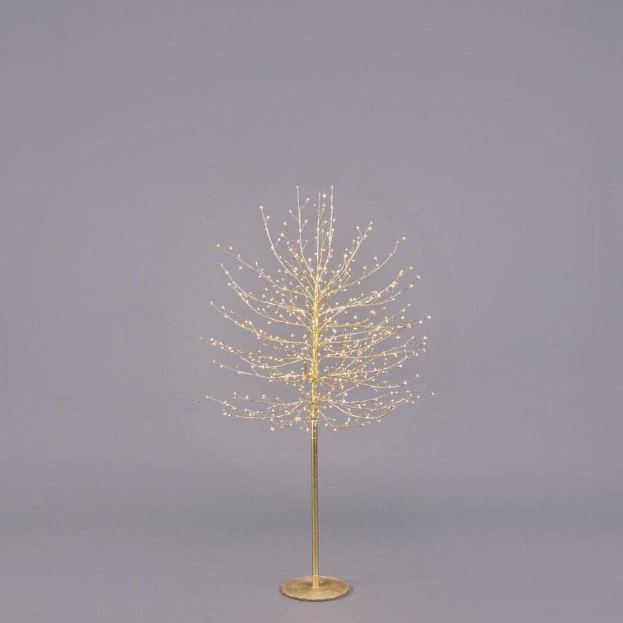 Albero luminoso "Faggio" tronco lungo rami a microled luce calda da interno ed esterno - 26