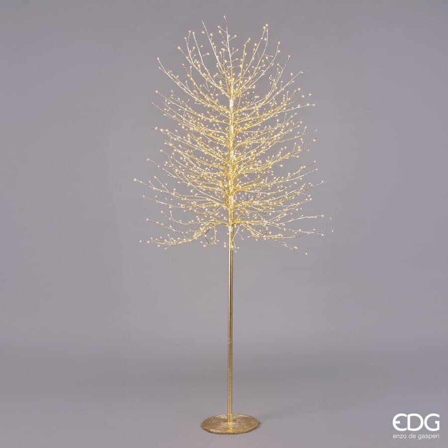 Albero luminoso "Faggio" tronco lungo rami a microled luce calda da interno ed esterno - 28
