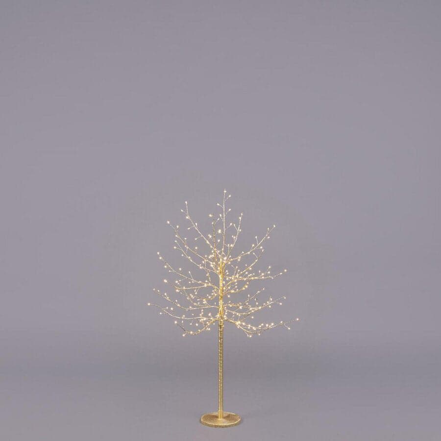 Albero luminoso "Faggio" tronco lungo rami a microled luce calda da interno ed esterno - 25