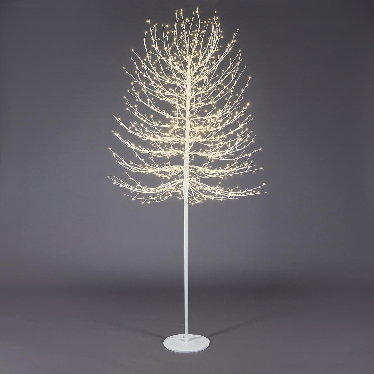 Albero luminoso "Faggio" tronco lungo rami a microled luce calda da interno ed esterno - 11