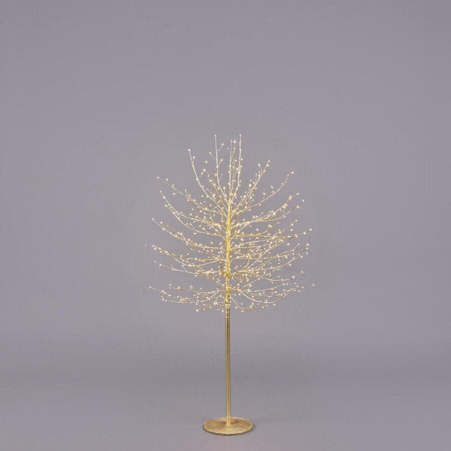 Albero luminoso "Faggio" tronco lungo rami a microled luce calda da interno ed esterno - 14