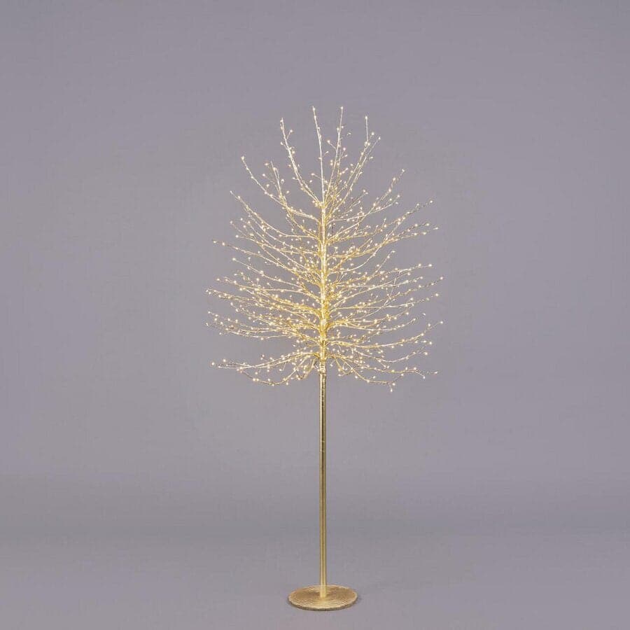 Albero luminoso "Faggio" tronco lungo rami a microled luce calda da interno ed esterno - 15